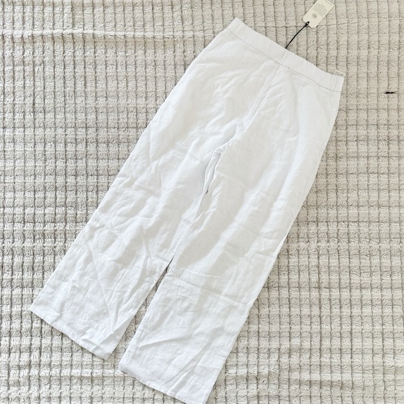 Abercrombie & Fitch White Wide-Leg Pants - Picture 4 of 5